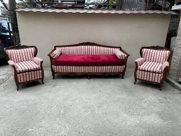 Stilske garniture: Stilska garnitura DJORĐEVIĆ - Bidermajer mebl - EXTRA STANJE U — 11