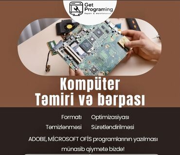 ремонт замков входной металлической двери: Komputer və noutbuklar üçün peşəkar “Get Programing” Repair &
