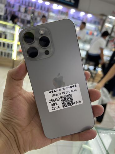 запчасти на макбук: IPhone 15 Pro Max, Б/у, 256 ГБ, Natural Titanium, 98 %