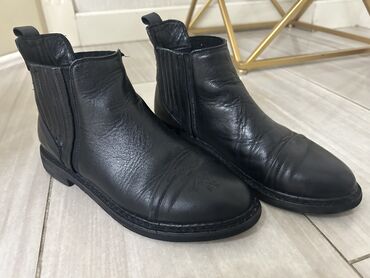 кожаные ласины: Кожаные ботинки 👞