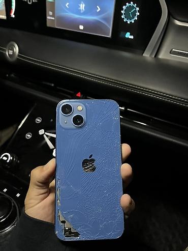 dekko plus: IPhone 13, Б/у, 128 ГБ, Синий, Чехол, 75 % — 3