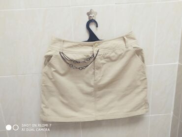 Юбки: Мини юбка   52-54 размера  Молочный цвет Материал джинсовый Качество