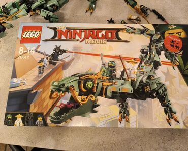 фигурка железного человека: LEGO Ninjago 70612 «Мех Зелёного ниндзя». Коробка, инструкции, все