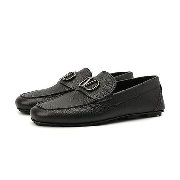 валентино кросовки: Мужские Valentino кожаные мокасины Оригинал Один выход - Материал — 1