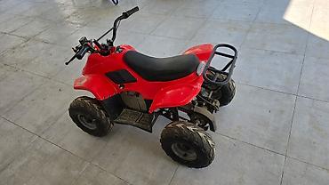 Kvadrosikllar: Uşaq/yeniyetmə üçün ATV (kvadrosikl) - Rəng: qırmızı, kompakt korpus — 3