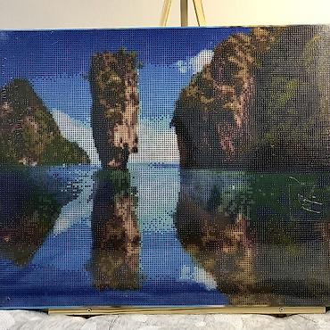 Другие аксессуары внешнего декора: Алмазная мозаика💎✨ 50*40-550сом 40*30-450сом В наборе:стразы, стилус — 5