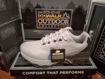 оригинальные кроссовки: Мужские кроссовки, 42, Skechers, Новый, цвет - Серый, Самовывоз