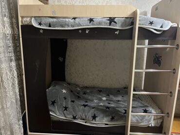 детский матрас: Oğlan üçün, İşlənmiş, Çarpayı, Matras ilə, Siyirməli