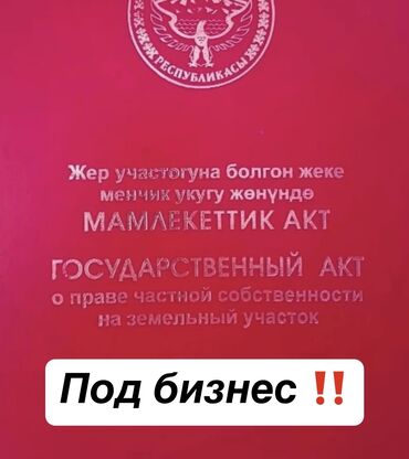 село бирдик: 120 соток, Бизнес үчүн, Кызыл китеп