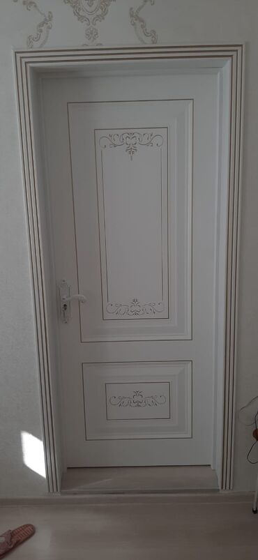 Otaq qapıları: Yeni Otaq qapısı 90x205 sm Zamok ilə, Zəmanətli, Pulsuz quraşdırma, Ünvandan götürmə, Pulsuz çatdırılma, Ödənişli çatdırılma — 18