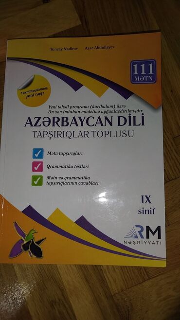 2 sinif informatika metodik vesait: Bu, "Azərbaycan Dili: Tapşırıqlar Toplusu" adlı dərslikdir. Kitab IX