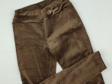 legginsy woskowane ocieplane: Vogue, Spodnie materiałowe damskie, L