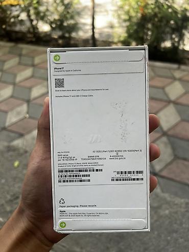 i3 9: IPhone 17, Новый, 256 ГБ, Черный, Кабель, 100 % — 2