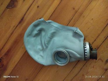 qizil maska: Qaz maskası (respirator başlığı) - Material: elastik kauçuk korpus — 2
