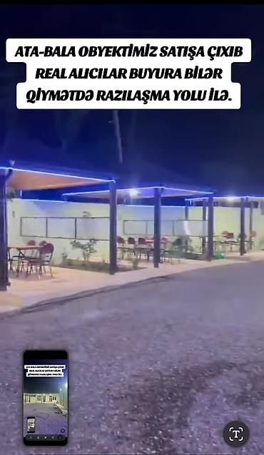 Kommersiya daşınmaz əmlakının satışı: Satılır: “Ata-Bala” ictimai-iaşə obyektı - Təyinat: restoran/kafe — 1