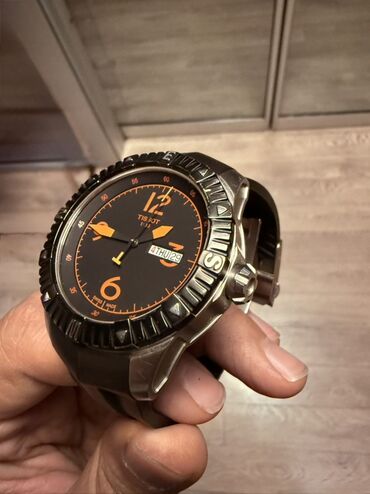 kasio saat: İşlənmiş, Qol saatı, Tissot, rəng - Qara
