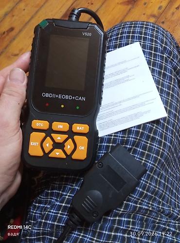 3d scaner: Avtomobil diaqnostika skaneri – V520 (OBDII/EOBD/CAN)

-25 manat — 1