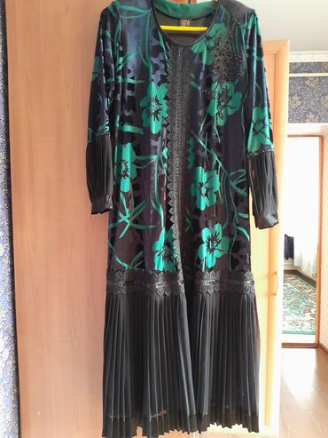 Платья: Вечернее платье, Длинная модель, 8XL (EU 56)