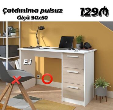 *Yazı masası 129Azn💥* ✔️Rəng seçimi var ✔️ Çatdırılma və