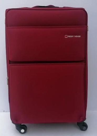Putni koferi i torbe: Set kofera za putovanje – 3 komada, crvena boja - Brend: Reddy Wengie — 5