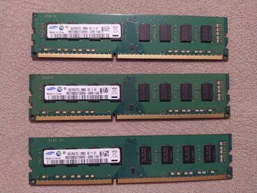 8 ram i7: Operativ yaddaş (RAM) Samsung, 4 GB, 1333 Mhz, DDR3, PC üçün, İşlənmiş