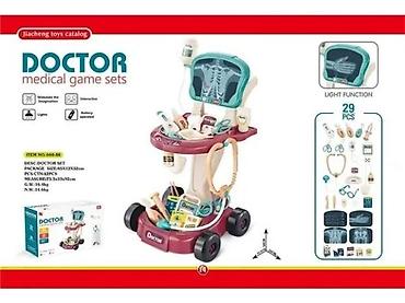 roboti igracke za decu: Doktorski set na kolicima – “Doctor medical game sets” - Interaktivni — 2