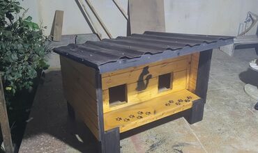 Yuvalar: Məhsul: Açıq havada istifadə üçün taxta pişik evi Təsvir: - Küçə və — 7