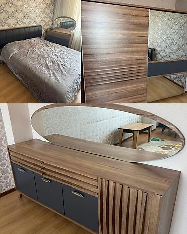 ramani gulculuk: Yataq dəsti satılır+kamod ilə birlikdə 530₼. Matrası var. Real alıcıya — 1