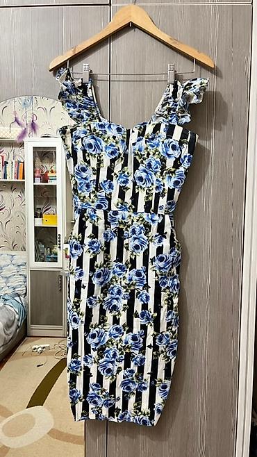 Повседневные платья: Повседневное платье, Осень-весна, На запах, L — 8