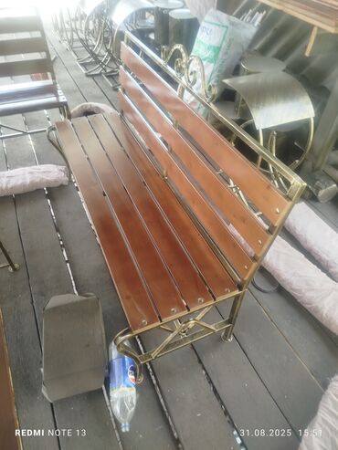 Садовые зонты: Скамейка с навесом 15000сом скамейка с подлокотник 6500 — 15