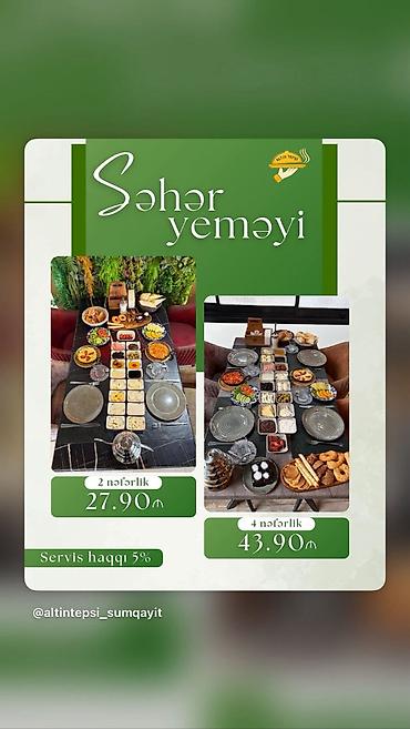 helium şarların qiyməti: Səhər yeməyi – Altın Tepsi Sumqayıt - 2 nəfərlik set: 27.90 ₼ - 4 — 1
