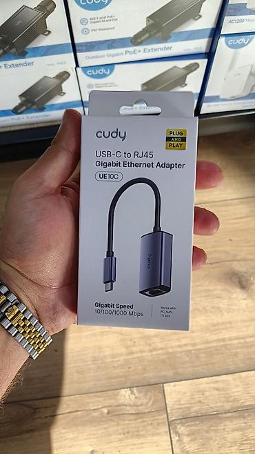 Cudy UE10C USB‑C to RJ45 Gigabit Ethernet Adapter - USB‑C portu olan lalafo.az -da Cudy UE10C USB‑C to RJ45 Gigabit Ethernet Adapter - USB‑C portu olan