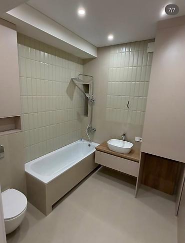 германская: 1 комната, 55 м², Асанбай мкр Элитка, 10 этаж, Дизайнерский ремонт — 4