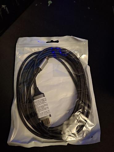 type c to hdmi: USB-C to HDMI kabel - Növ: USB‑C → HDMI çevirmə kabeli - Rəng: Qara — 1