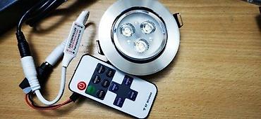 Rasveta: Led rozetne sa daljinskim upravljačem RF 12W. Led lampe sa daljinskim — 12