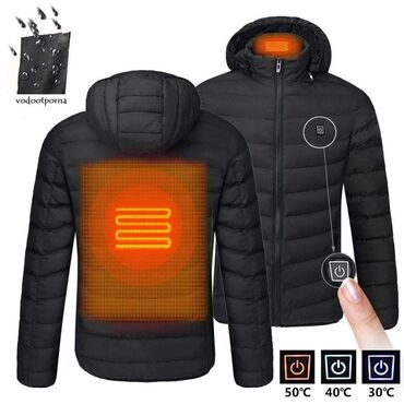 muška jakna za zimu: JAKNA SA GREJAČIMA Cena: 5490 din Unisex termo jakna sa grejačima