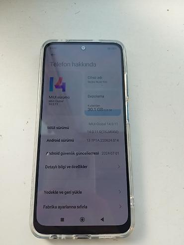 iphon 14: Redmi Note 10S, 128 GB, rəng - Göy, Sensor, Barmaq izi, İki sim kartlı — 4