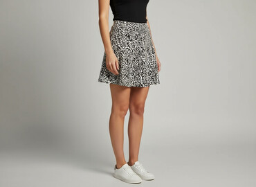 spódnice w czerwone kwiaty: H&M Divided, Спідниця жіноча, розмір L