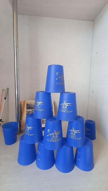 magi: Набор стаканов для спидстэкинга Magic Flying Cup (синие) базовые 12 — 2