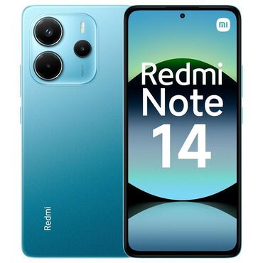 телефон redmi not 7: Redmi, Redmi Note 14, Б/у, 256 ГБ, цвет - Синий