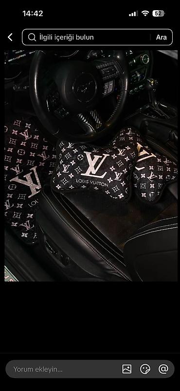 kredit mitsubishi: Avtomobil üçün salon ayaqaltıları Louis Vuitton naxışlı dizayn və 2 — 3
