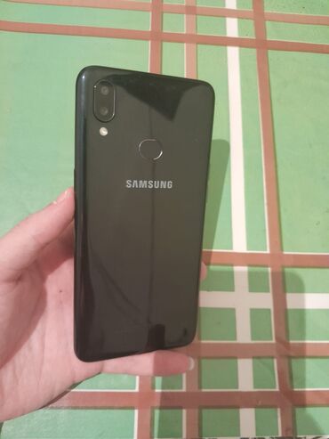 Samsung: Samsung A10s, 32 GB, rəng - Qara, Barmaq izi