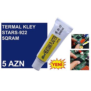 Комплектующие для ПК: Termopastalar və Termopadlar ⭐Termal Kley Stars-922 5 qram – 5 AZN — 3