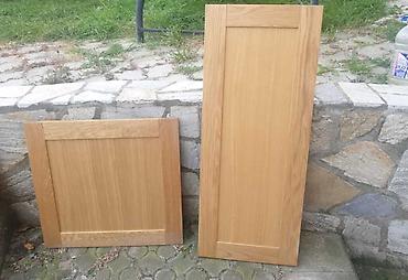 set za popravku parketa: Prodajem 2000 m2 hrastovih vratanca za kuhinje, ormare itd Cena 13€ m2 — 2