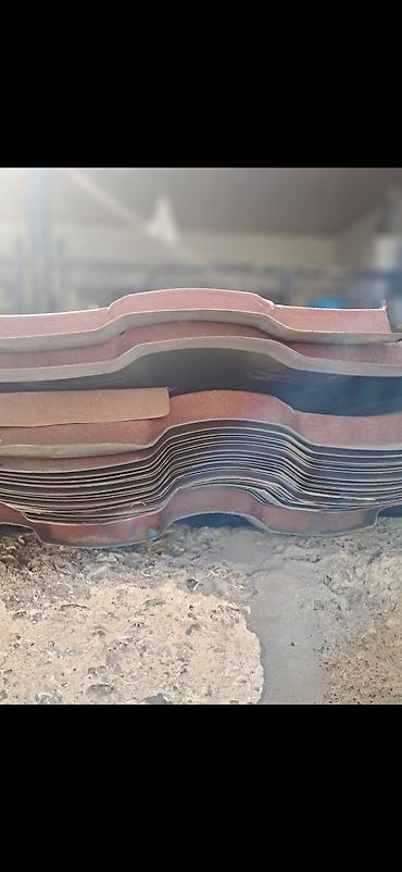 işlənmiş dəmir şifer: Metal dam örtükləri, rəng - Qırmızı — 2