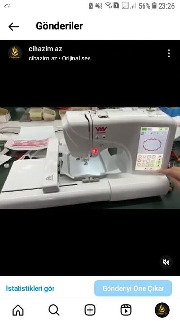 300 manat depazitle masinlar: Швейная машина Sew, Новый,Компьютеризованная, 1-нитка, Бесплатная доставка