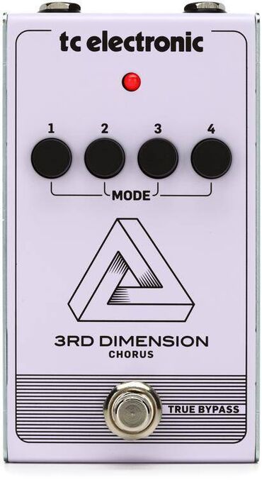 kredit musiqi aletleri: Tc electronic 3RD Dimension Chorus ( Gitara pedalı Gitara Prosessoru