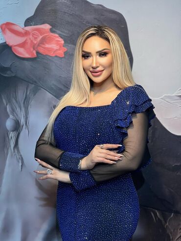 boyuk beden qadin geyimleri: Ziyafət donu, Maksi, 7XL (EU 54)