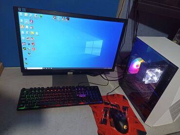 Настольные ПК и рабочие станции: Компьютер, ядер - 4, ОЗУ 16 ГБ, Игровой, Б/у, Intel Core i7, AMD Radeon RX 580, HDD + SSD — 8