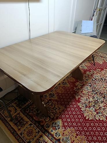 study table: Кухонный стол, Б/у, Прямоугольный, Нераскладной — 4